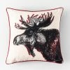 Style Selections Outdoor Cushion - Moose Print - Black/White - 18-in W x 18-in L -STYLE SELECTIONS Shop 49235160 L