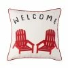 Style Selections Outdoor Cushion - Welcome and Bienvenue Print - 18-in x 18-in 2 Style Selections Outdoor Cushion - Welcome and Bienvenue Print - 18-in x 18-in -STYLE SELECTIONS Shop 49235161a L