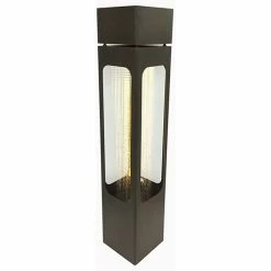 Style Selections Rainfall Fountain - LED Strip - 59.45" - Black
