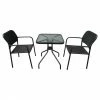 Style Selection Bistro Patio Set - Steel and Resin - Black - 3 Pieces -STYLE SELECTIONS Shop 72255050 L