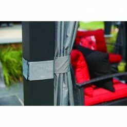 Curved Roof Pergola - 10-ft x 10-ft - Black -STYLE SELECTIONS Shop 72255184d L